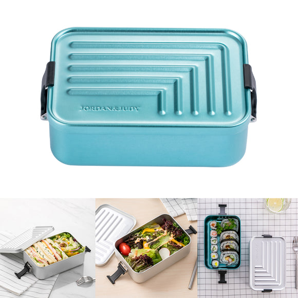 Xiaomi Jordan&Judy 1.4L Aluminum Lunch Box Bento Case Food Meal Container Camping Picnic