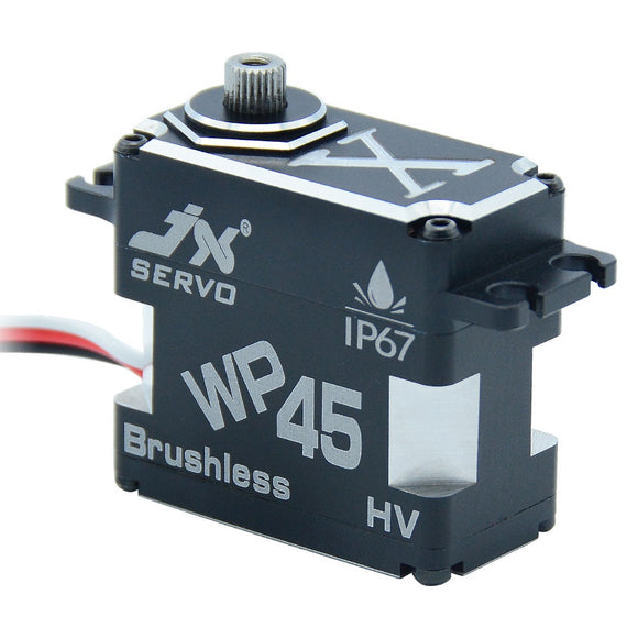 JX Servo WP45 HV 45KG Brushless Waterproof IP67 Metal Gear Digital Servo For RC Car Helicopter Airplane
