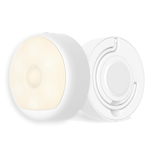 2pcs Yeelight YLYD01YL LED Infrared Body Motion Sensor Night Light USB Rechargeable Magnetic Lamp (Xiaomi Ecosystem Product)