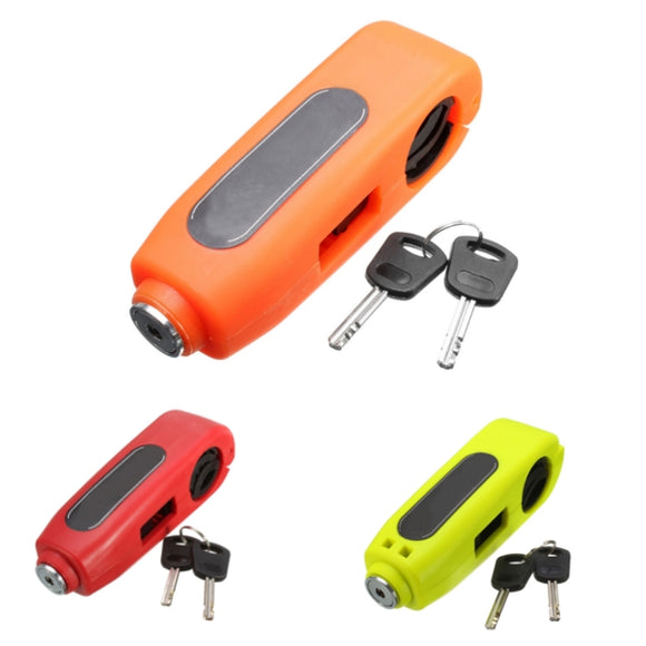Motorcycle Scooters ATVs Brake Lever Security Anti Theft Lock with 2 Keys