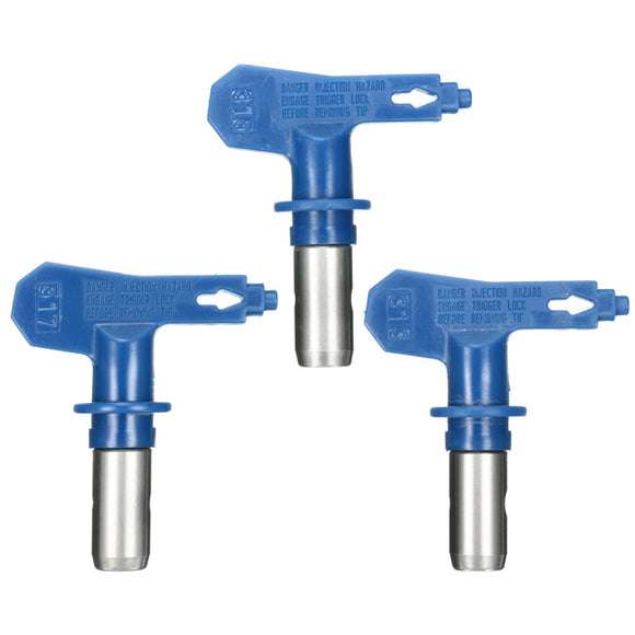 Blue Airless Spraying Gun Tips 3 Series 13-17 For Wagner Atomex Titan Paint Spray Tip