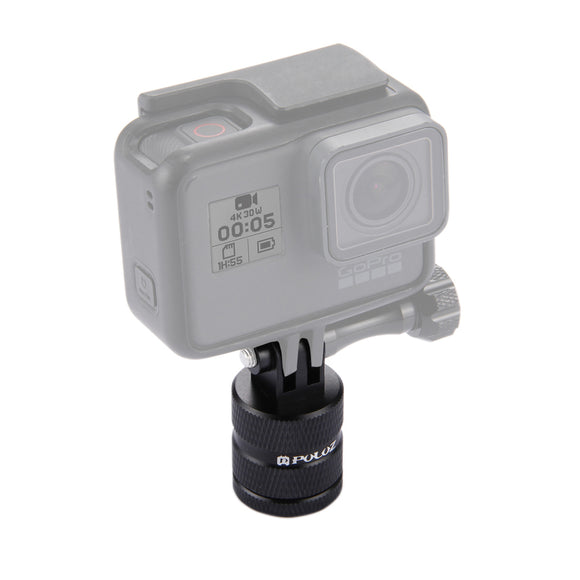 PULUZ PU219 Screw Hole Tripod Mount CNC Adapter for GoPro HERO6 5 4 3+ 3 2 1 Xiaoyi Action Cameras