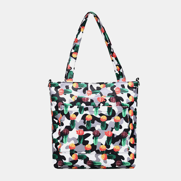 Women Nylon Waterproof Large Capacity Handbag For Outdoor Shopping