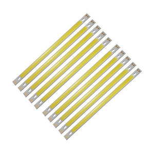 10pcs LUSTREON Pure White High Power 10W COB LED Chip Light DC12-14V for DIY 200x10MM Lamp