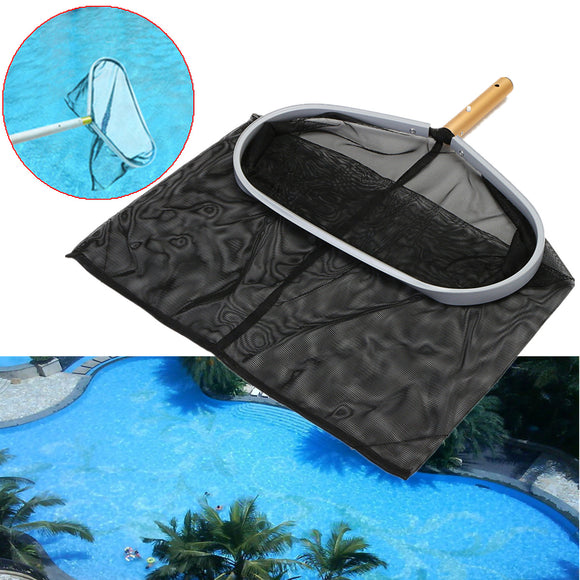 Heavy Duty Swimming Pool Skimmer Leaf Rake Mesh Net 18inch Aluminum Frame