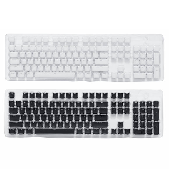 104 Key Crystal Acrylic Light Translucent Keycaps Keycap Set for Mechanical Keyboard