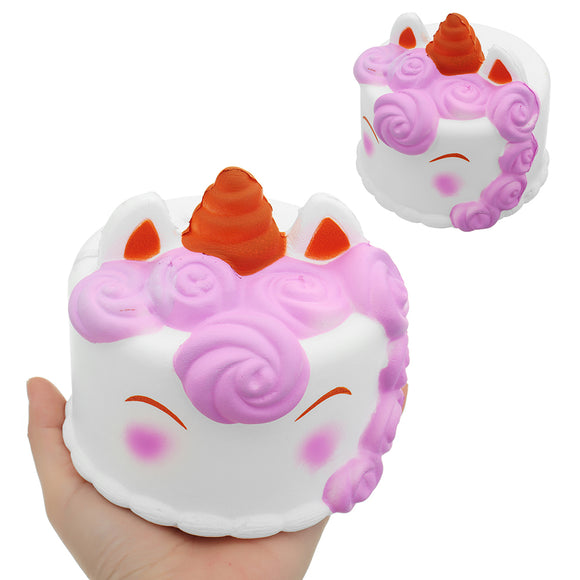 Unicorn Cake Squishy 12*12CM 118G Slow Rising Collection Gift Soft Toy