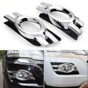 Chrome Front Fog Light Cover Trim For Mercedes-Benz M ML Class W164 2008-2011