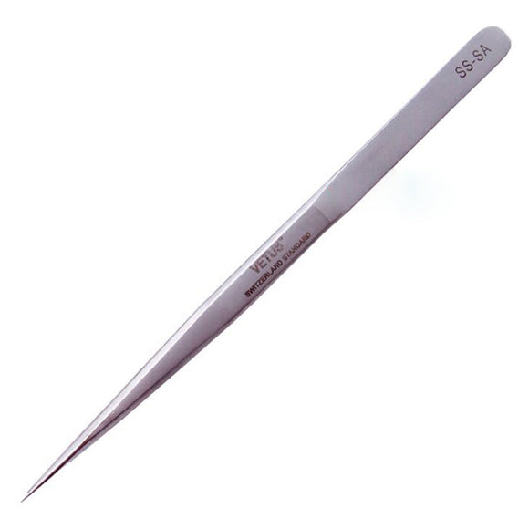 VETUS SS-SA High Precision Tweezer Stainless Steel Extra Fine Pointed Tweezer