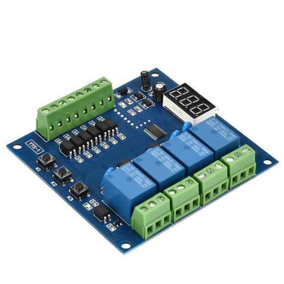 YYS-1 Programmable 4 Channel LED Relay Module Signal Trigger Delay Timer Relay PLC Controller