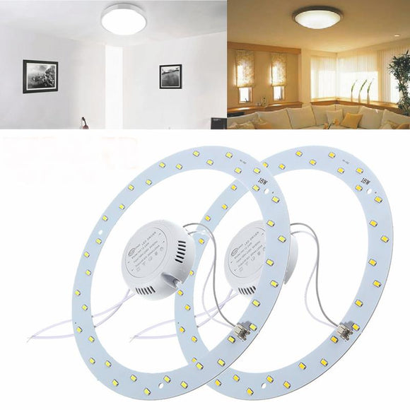 18W 36 LED White/Warm White Panel Circle Annular Practical Efficient Ceiling Light