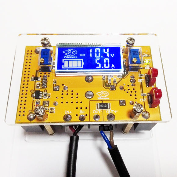 10A DC-DC LCD Adjustable Step Down Power Supply Voltage Current Display Module With Housing