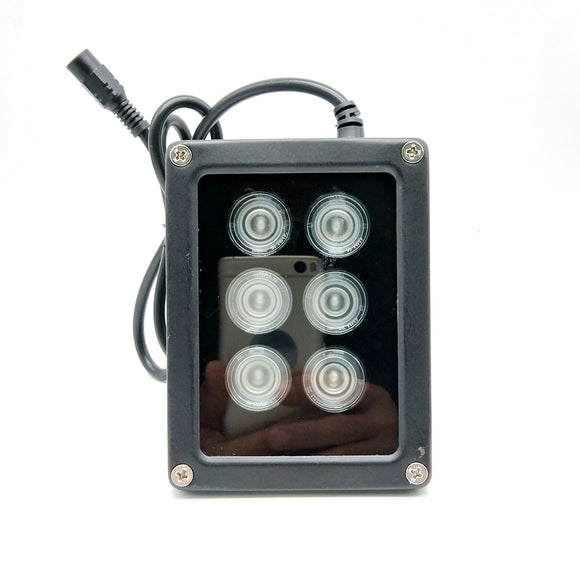 Mini CCTV IR Illuminator 850nm 6pcs Array Infrared LED Lamp Light IP67 Waterproof Night Vision