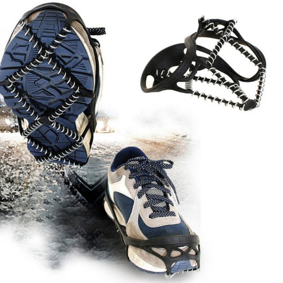 Outdoor Spring Non-slip Shoe Cover Ice Snow Climbling Crampons Hiking Walking Wear-resistant High St