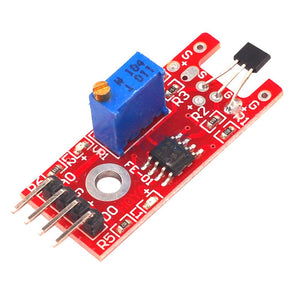 3pcs KY-024 4pin Linear Magnetic Switches Speed Counting Hall Sensor Module for Arduino