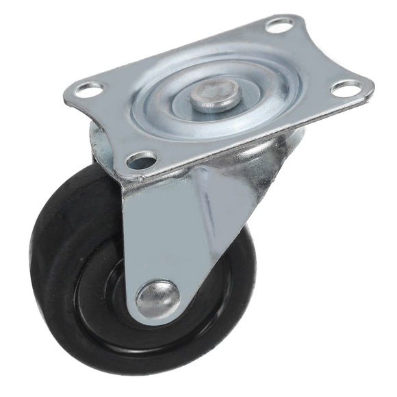 Heavy Duty 2 50mm Swivel Castor Wheel for Shopping Cart Trolley Caster Rubber