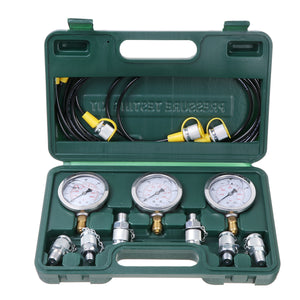 Hydraulic Pressure Gauge Excavator Hydraulic Pressure Test Kit With Testing Hose