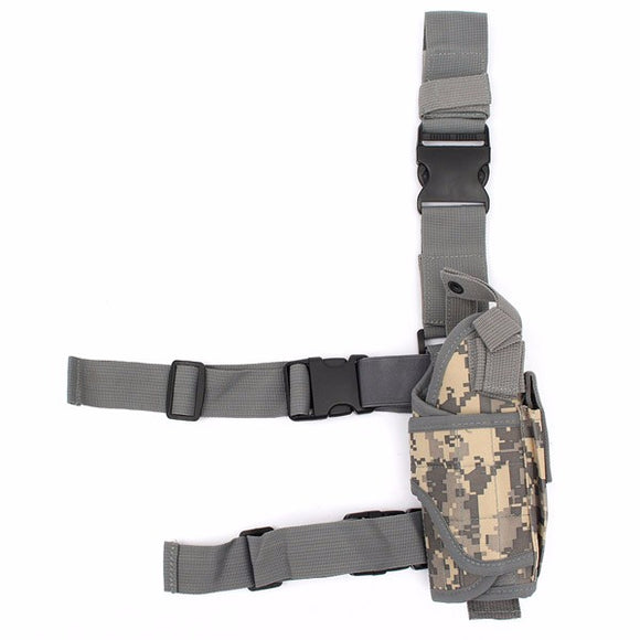 Waterproof Outdoor Hunting Military Tactical Puttee Thigh Leg Gun Holster Pouch