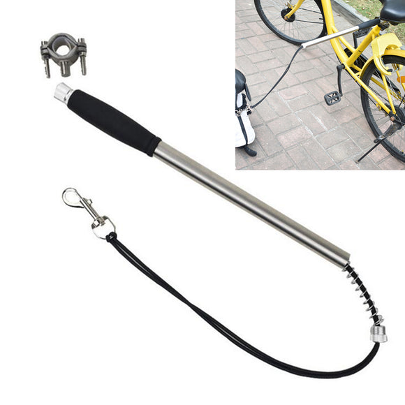 NylonElastiskHundSykkelTractionBelt Rope Hundebnd Bike Attachment Pet Walk Kjr Jogging