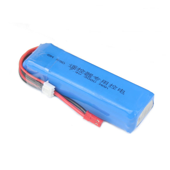 2S 7.4V 3000mAh Upgrade Lipo Battery for Frsky Taranis X9D Plus Transmitter for RC Drone FPV Racing