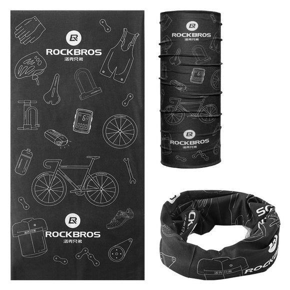 ROCKBROS TJ-001 Cycling Outdoor Sport Scarf Plus Velvet Keep Warm Flexible Breathable Bike Bicycle