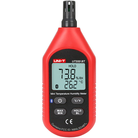 UNI-T UT333BT Bluetooth Digital LCD Thermometer Hygrometer Mini Temperature Humidity Meter