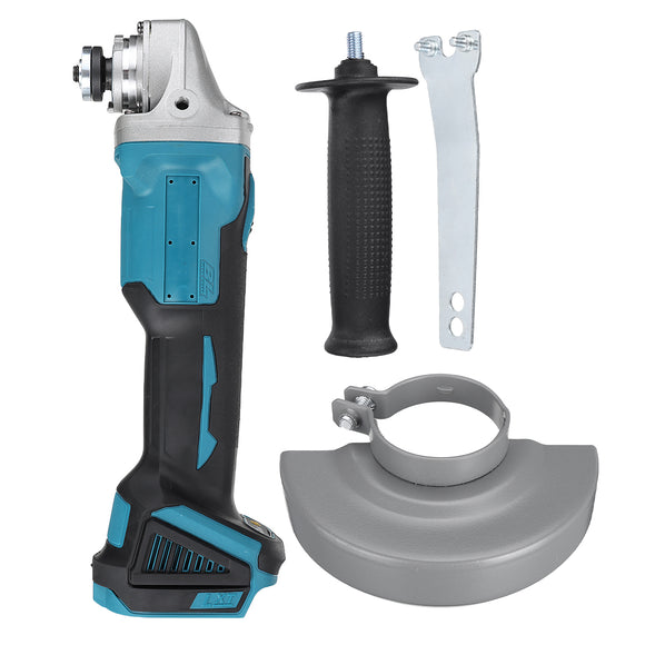 100mm 4 Speed Regulated Angle Grinder Rechargeable Li-ion Battery Electric Grinder Cutting Machine Adapted To 18V Makita Battery