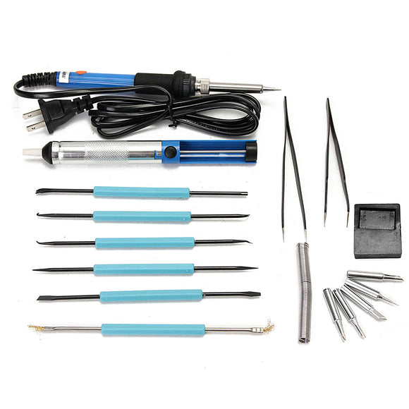 Adjustable Electric Temperature Welding Soldering Iron Tools Kit 60W 110V
