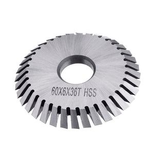 60*6*36T HSS Cutting Saw Blade Single Face Toothed Circular Saw Blade Cutting Blade