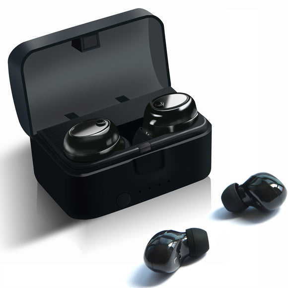 [True Wireless] TWSA Mini Wireless Bluetooth Dual Earphones Bass Headphone with 1000mAh Charging Box