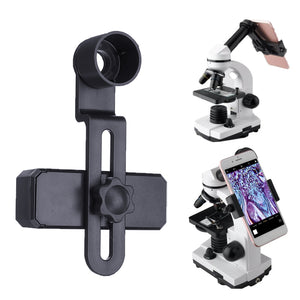 Microscope Lens Adapter Mobile Phone Smartphone Clip Camera Adaptor Connect Tripod