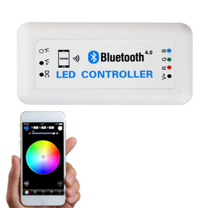 Bluetooth RGB Color Changing Remote Controller By Cell Phone IOS Android For LED Strip DC12-24V