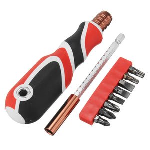 PENGGONG 8127D 9 In1 Multifunction Telescopic Socket Screwdriver Bits Set Magnetic Repair Tools