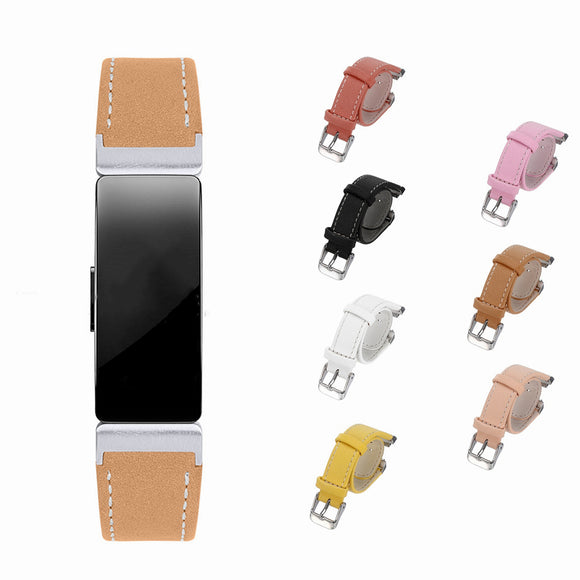 KALOAD Leather Watch Band Bracelet Strap Replacement for Fitbit Inspire Smart Watch
