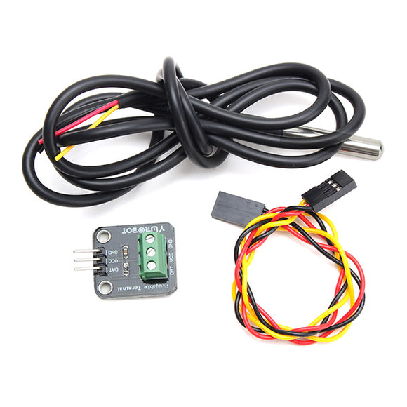 DS18B20 Temperature Sensor Module Kit Waterproof Electronic Building Block For Arduino