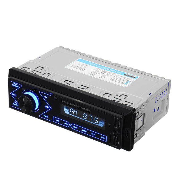 12V Touch USB Card Radio Host Truck Universal Car MP3 bluetooth Player