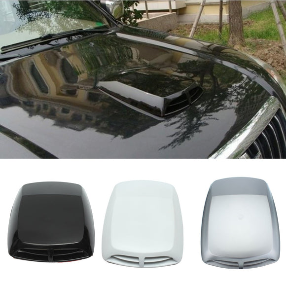 33x24cm Universal Plastic Car Airflow Intake Engine Hood Bonnet Vent Cover Decoration