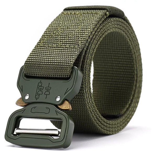 135cm KALOAD F4H Tactical Belt Release Buckle Nylon Belt Camouflage Belt Inserting Quick Outdoor Hunting Camping Waist Belt