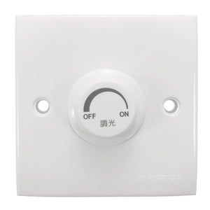 110V-220V Adjustable Controller Dimmer Switch For Dimmable Light Bulb Lamp LED Dimmer White