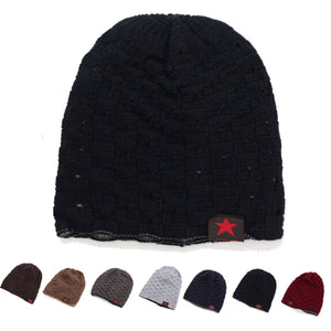 Unisex Winter Warm Skull Knit Beanie Cap Dual Wearable Men Women Riding Skiing Hat