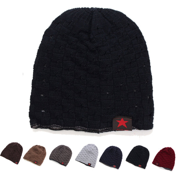 Unisex Winter Warm Skull Knit Beanie Cap Dual Wearable Men Women Riding Skiing Hat