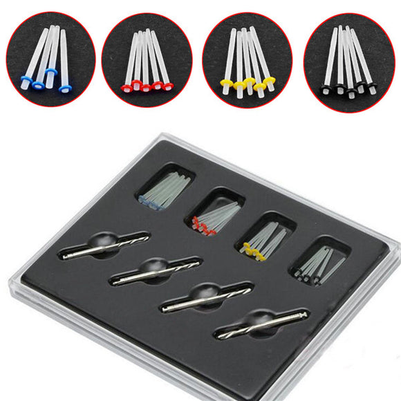 24pcs Fiber Post Drill Screw Thread Glass Instrument Kit