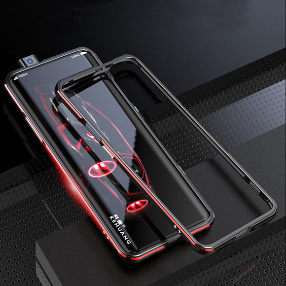 Bakeey Luxury Bumper Shockproof Aluminum Metal Frame Protective Case for OnePlus 7 PRO
