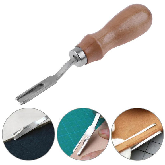 Leather Craft Edge Cutting Tools Handheld DIY Flat Mouth Tool Steel Flat Wide Shovel Handmade for Le