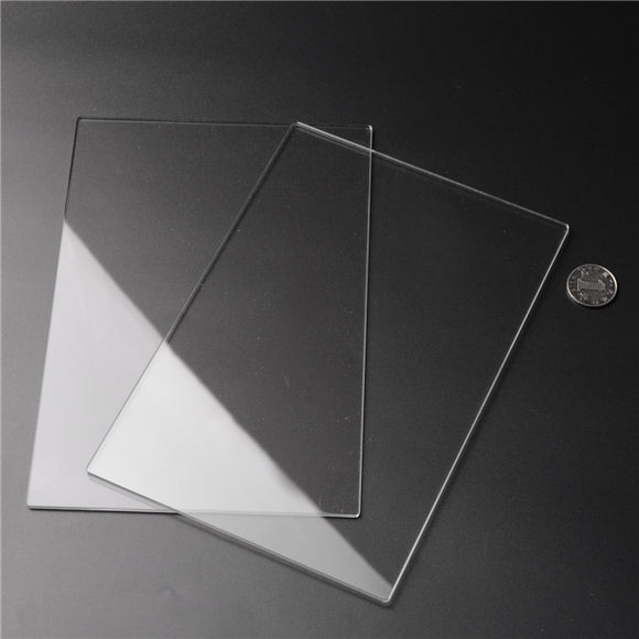 2pcs 225x155x3mm Acrylic Sheets Transparent Acrylic Sheets Cutting Carving Plates