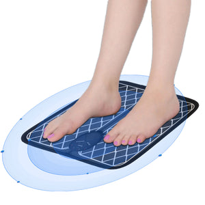 Battery Type EMS Intelligent Portable Electric Foot Pad Massager Foot Massager Remote Control Kneading Foot Massager Pad