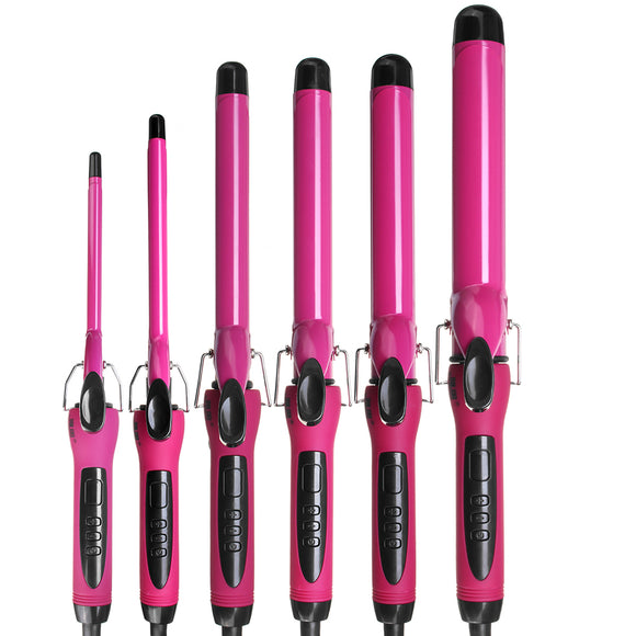 360 Rotating Electric Hair Salon Curler Tool Ceramic Curling Iron Wand