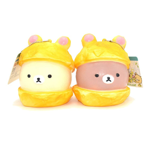 Squishy Bear Macaron Cake 9cm Slow Rising Soft Collection Gift Decor Toy