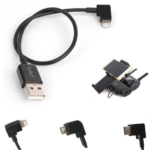 Transmitter Data Connected Cable to IOS Android TYPE-C for DJI Mavic Mini Spark Mavic Pro Phantom 3/4 Inspire