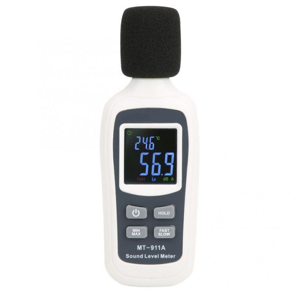 FLUS MT-911A 35~135dB Sound Level Meter Digital Voice Tester Noise Decibel Monitor dB Meter Color LCD Display with Backlight